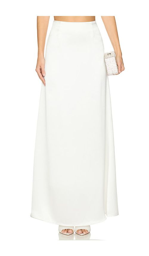 Mariandree Gaitan Annalise Silk Skirt in White. L also in