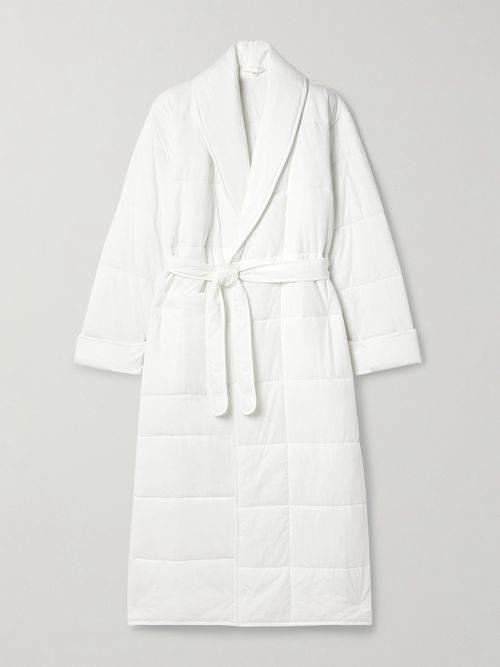 Sierra Quilted Padded Cotton Robe