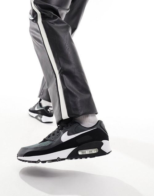 Air Max 90 sneakers in white and black