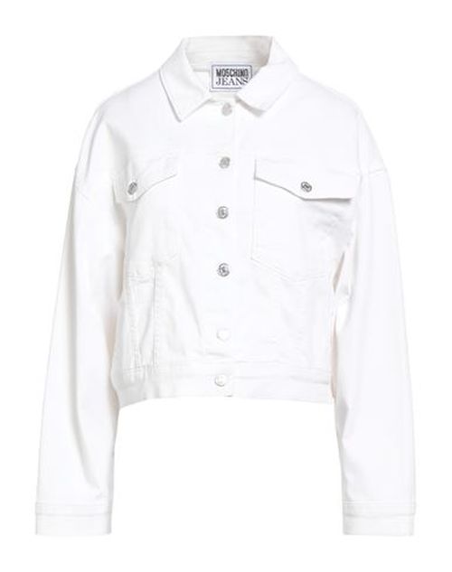 Woman Denim outerwear White Size XXS Cotton, Elastane