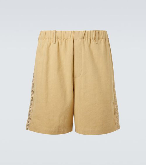 Embroidered shorts