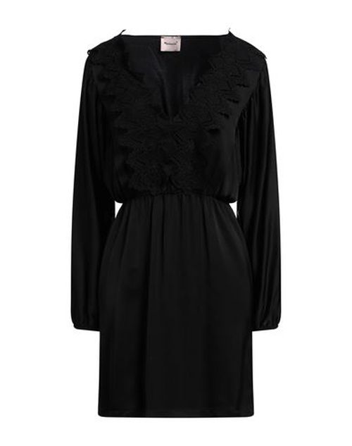 Woman Mini dress Black Size S Viscose