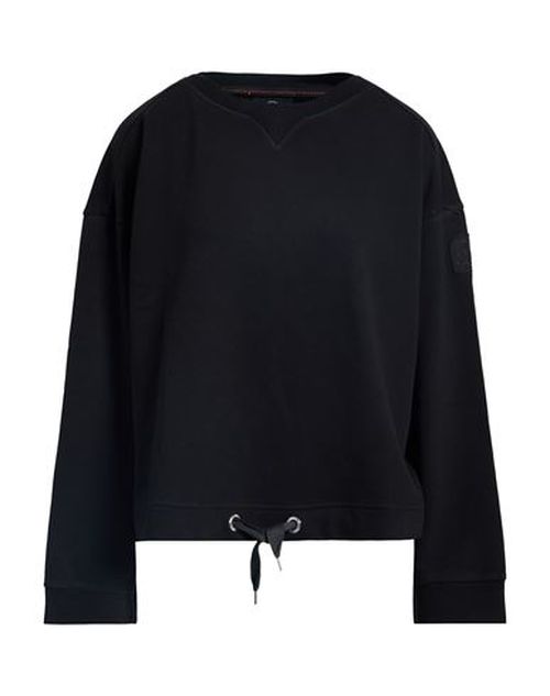 Woman Sweatshirt Black Size S Cotton, Viscose