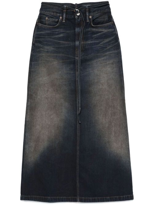 Denim maxi skirt - Blue