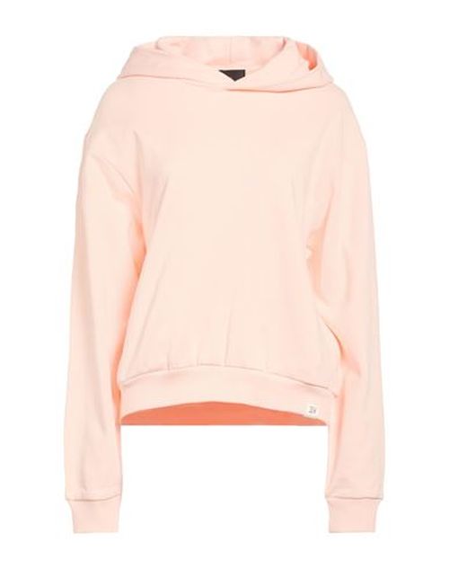 Woman Sweatshirt Pink Size S Cotton, Polyester
