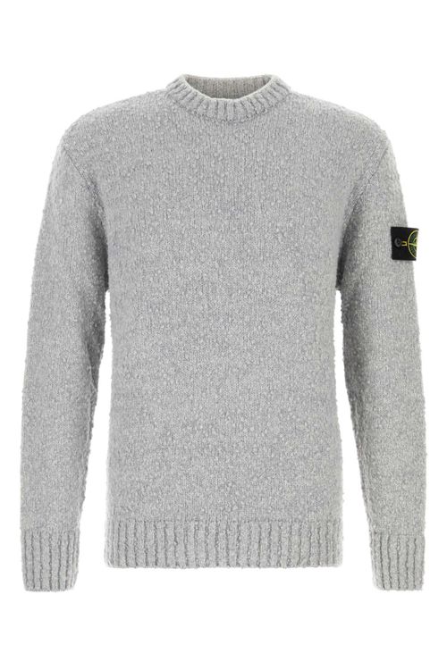 Neck Sweater — Gray