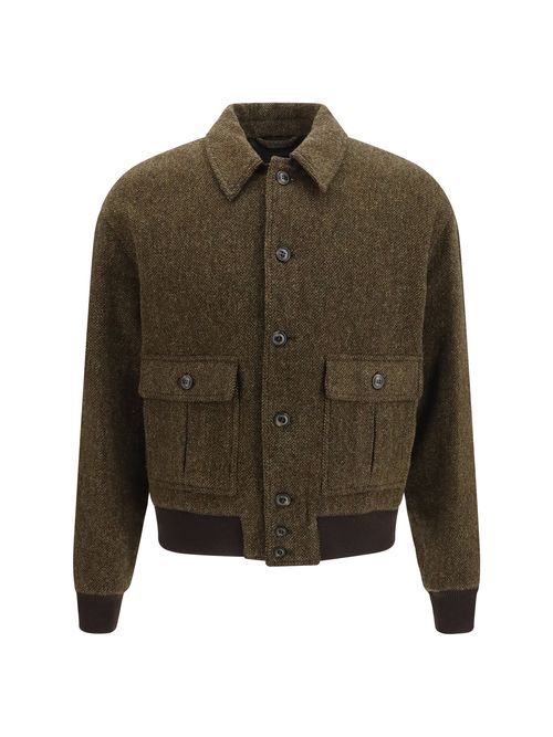 Colin Bomber Jacket — Brown