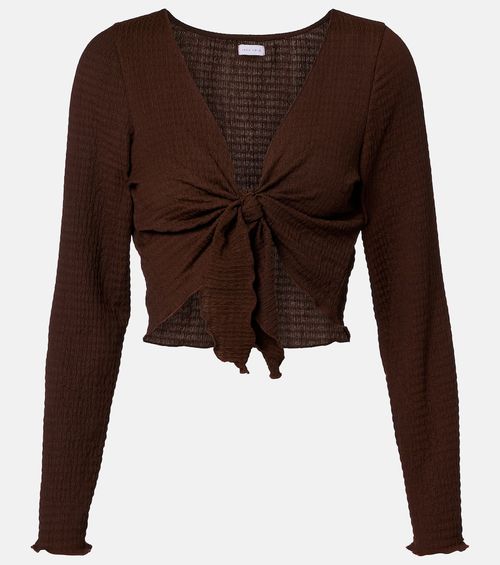 Dania sheer crop top