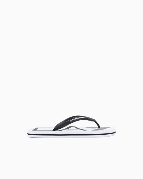 Rubber flip-flops with logo