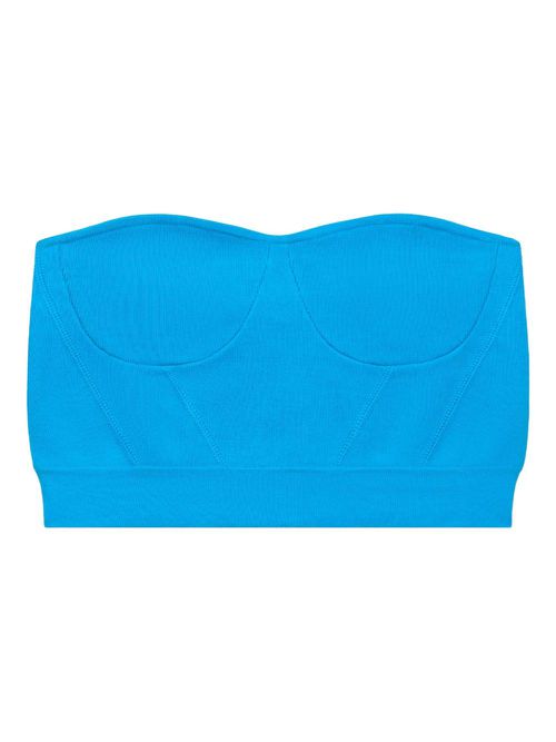 Strapless top - Blue