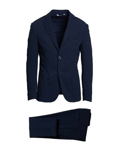 Man Suit Midnight blue Size 36 Polyester, Viscose, Elastane