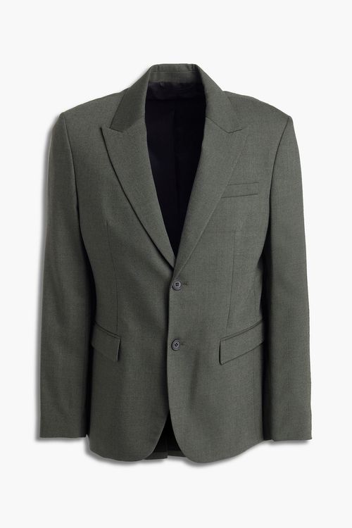 Cannes wool-blend flannel blazer