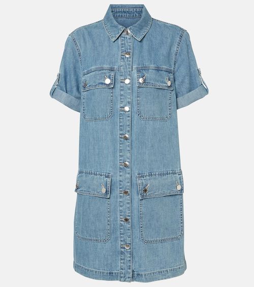 Warren denim shirt dress