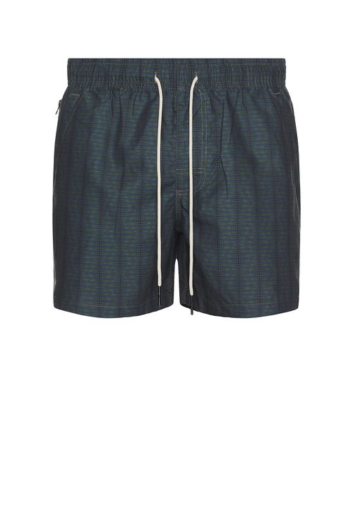 OAS Getrick Swim Shorts in Multi - Blue.  L also in