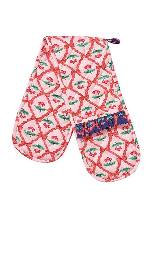 Damson Madder OFENHANDSCHUH DOUBLE OVEN MITT in Pink