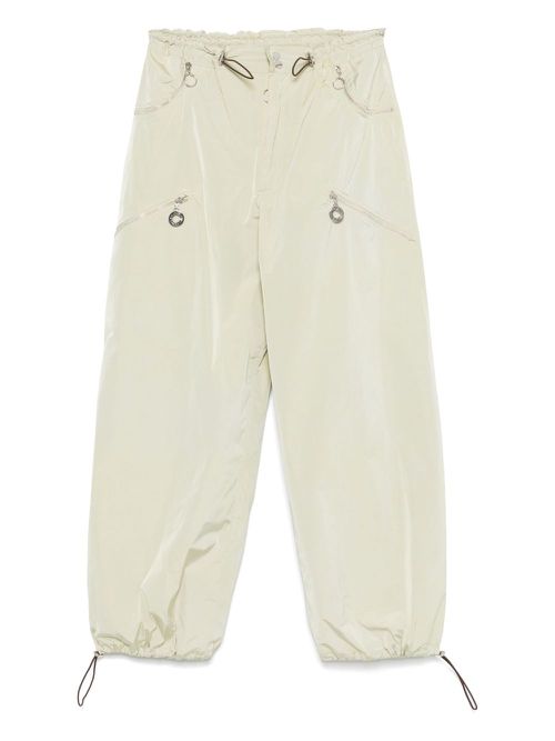 Charlie Constantinou zip-pockets parachute trousers - Green