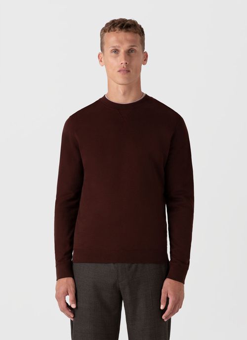 Men's Loopback Sweatshirt in Raisin 