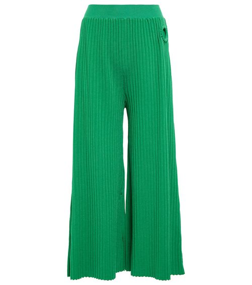 Stella McCartney Ribbed-knit culottes