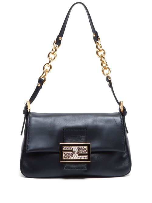 Mamma Baguette shoulder bag - Black