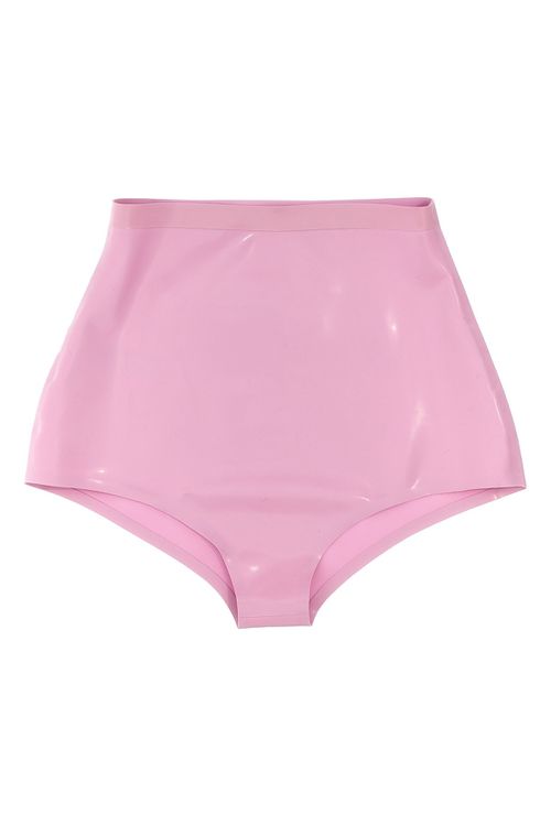 Latex High Waist Briefs