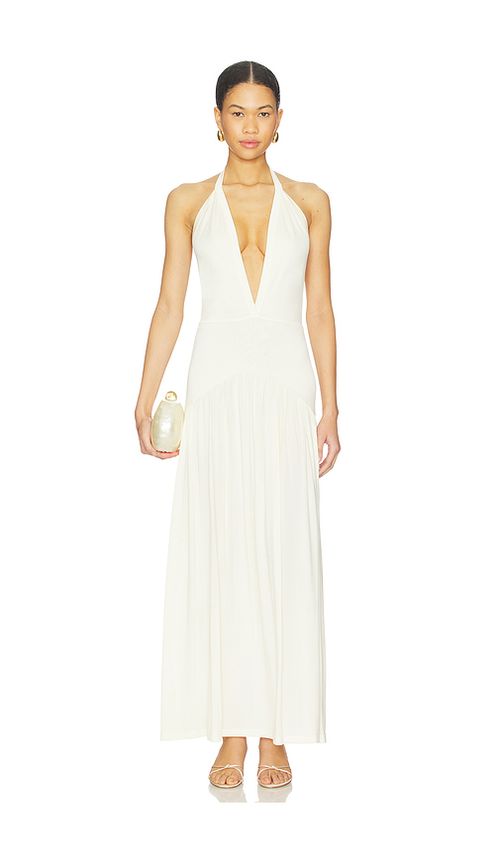 Aya Muse Ola Dress in Ivory. L. Also in