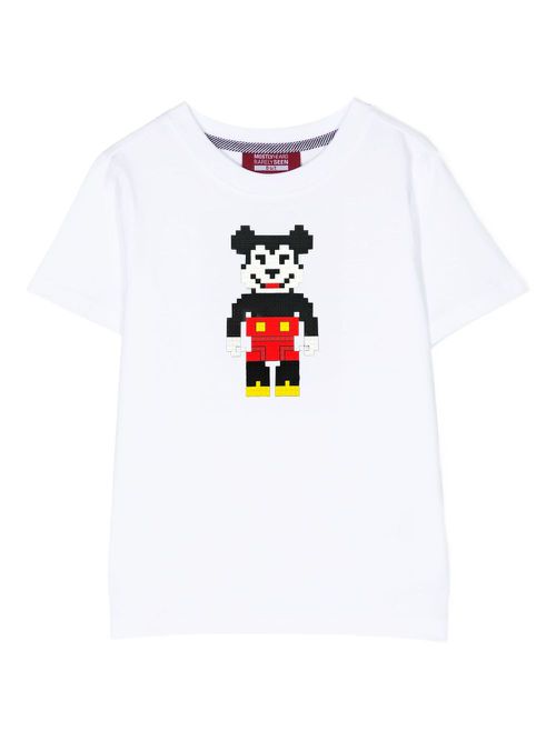 Mostly Heard Rarely Seen 8-Bit Mini Mouse Bear T-Shirt - White
