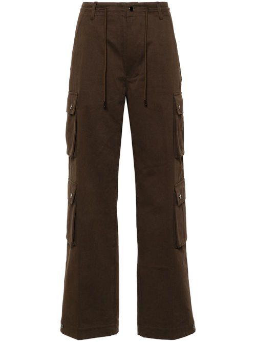 Straight cargo pants - Brown