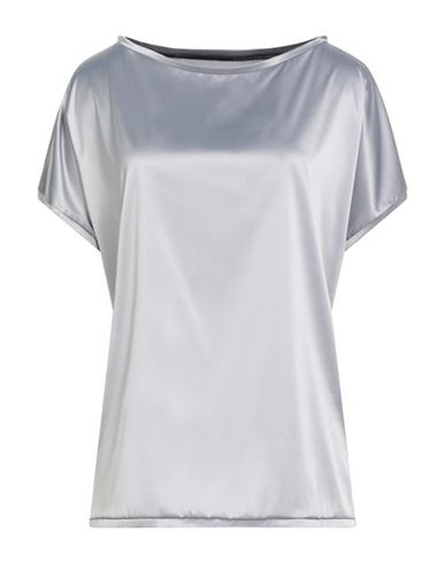 Woman Top Grey Size 12 Polyester, Elastane