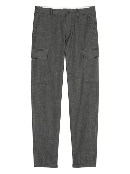 Cargo-pockets tailored trousers - Grey