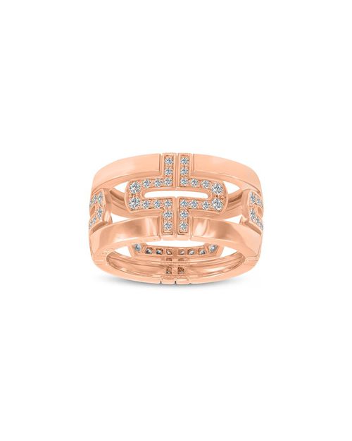 Parentesi 18K Rose Gold 0.80 Ct. Tw. Diamond Ring