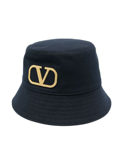 Valentino Garavani Beanie mit VLogo - Blau