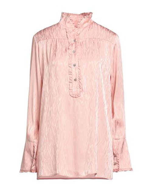 Woman Top Pink Size 6 Acetate, Silk