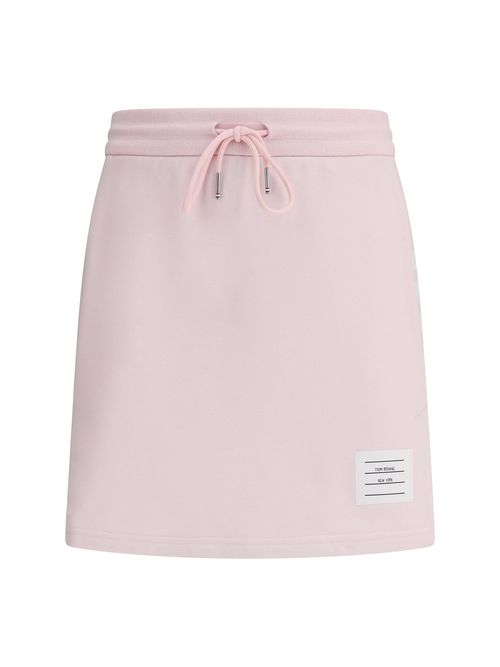 Cotton Mini Skirt — Pink