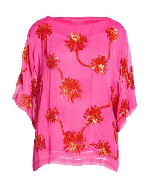 Woman Top Fuchsia Size 10 Viscose