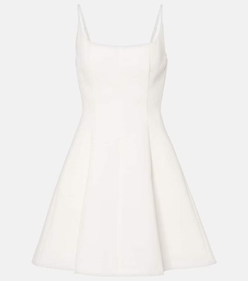 Bridal Joy cotton-blend minidress