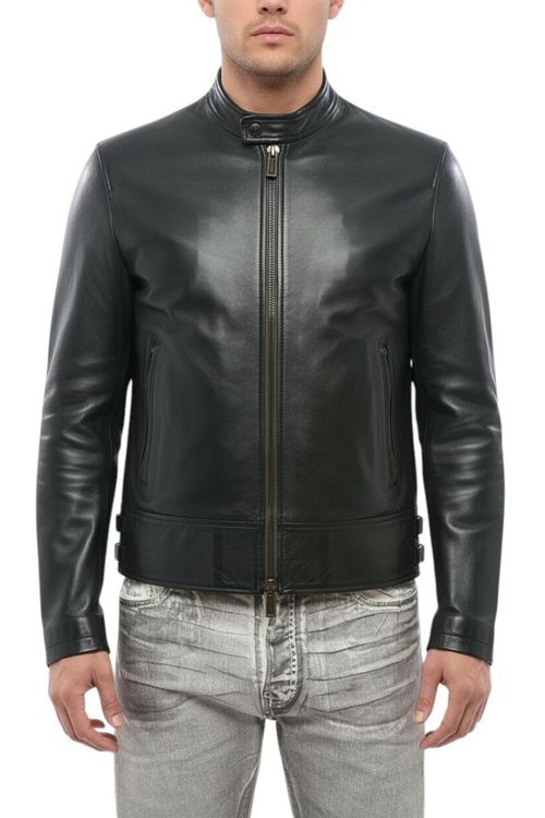 Green Mandarin Collar Jacket