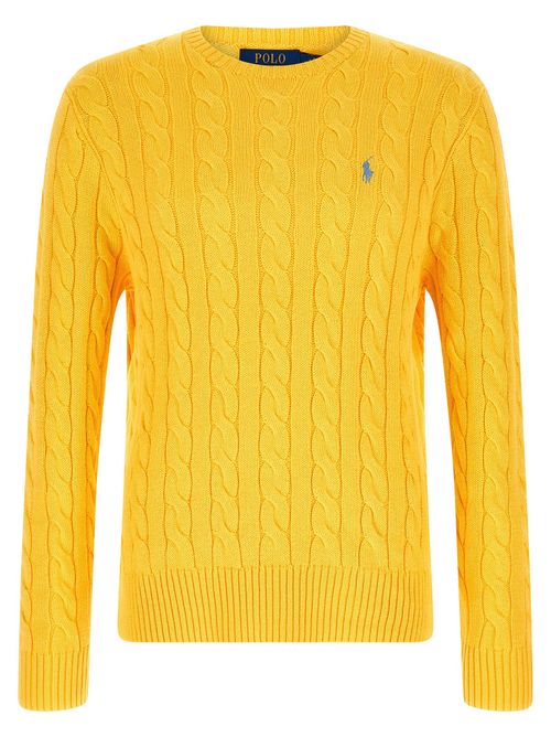 Cotton Braided Sweater