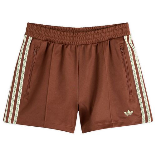 Women's Firebird Crochet Stripe Shorts Preloved Brown