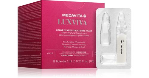 Medavita LUXVIVA Color Fixative Structuring Filler 12 x — Hair Ampoule