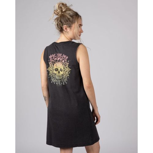 Saltrock Make Magic Womens Tank Dress in Dark Grey