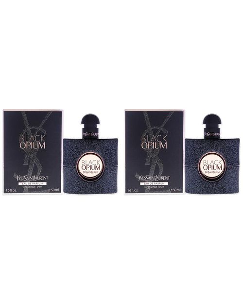 YSL Women's 1.6oz Black Opium EDP Pack of 2