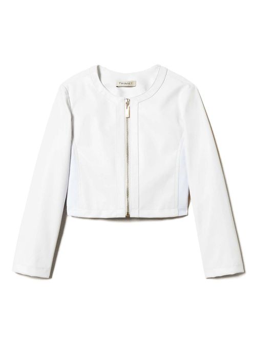 Coated jacket - White