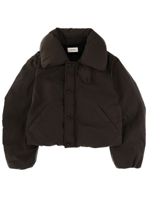 Short Puffer Blouson - Water Repellent Technical Cotton