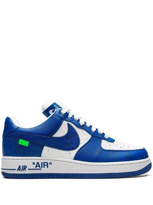 X Louis Vuitton Air Force 1 Low "Virgil Abloh - White/Blue" sneakers