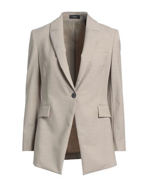 Woman Blazer Khaki Size 00 Wool, Elastane