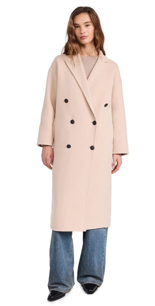 Thea Italian Splittable Coat Oatmeal