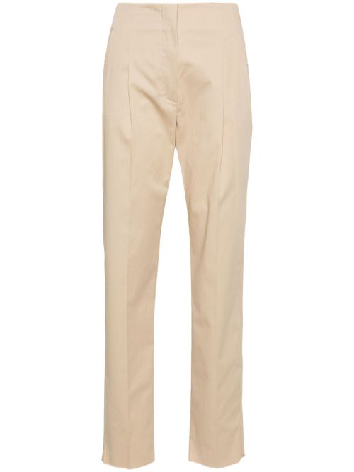 Pleat-detailing trousers - Neutrals