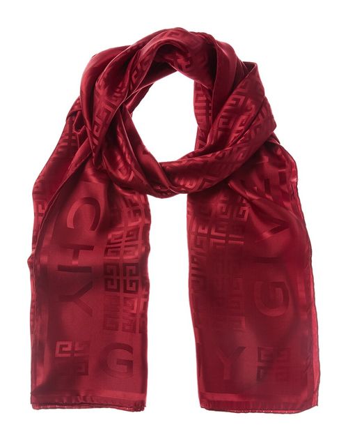 4G Logo Silk Scarf