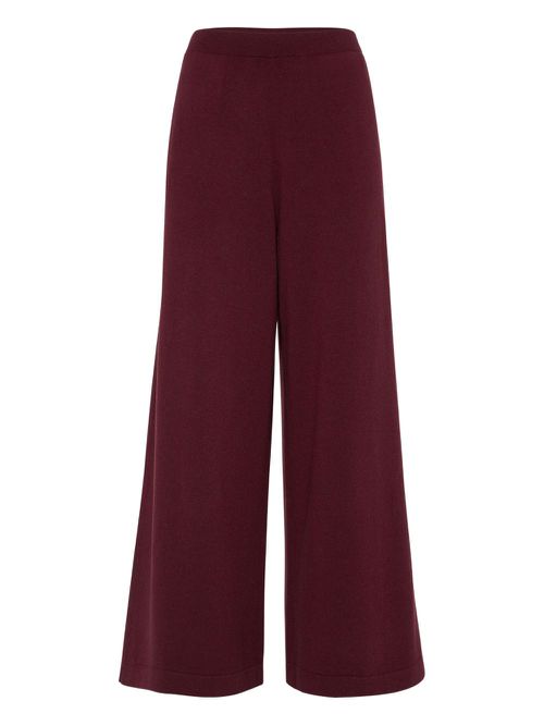 Knitted trousers - Red