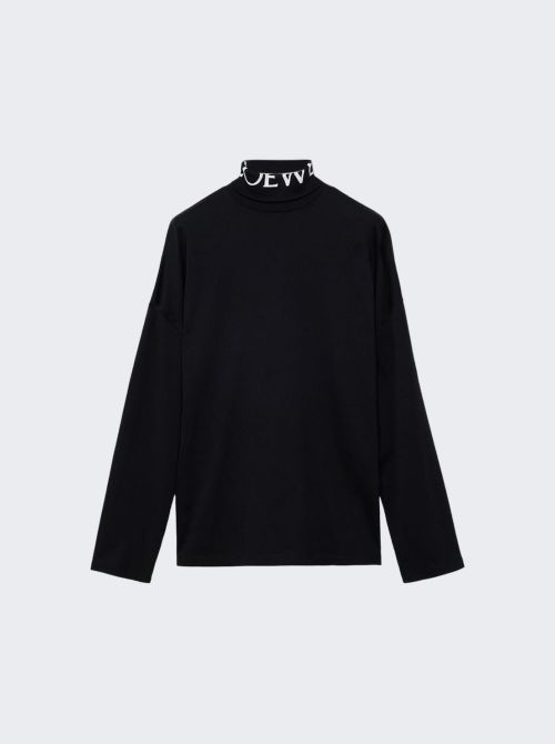 Turtle Neck Top Black